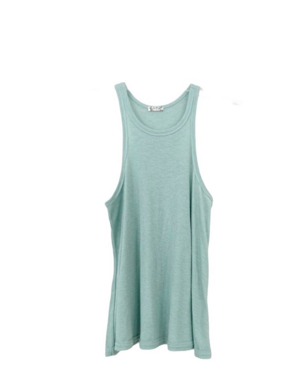 Free People Mint Green Ribbed Tank